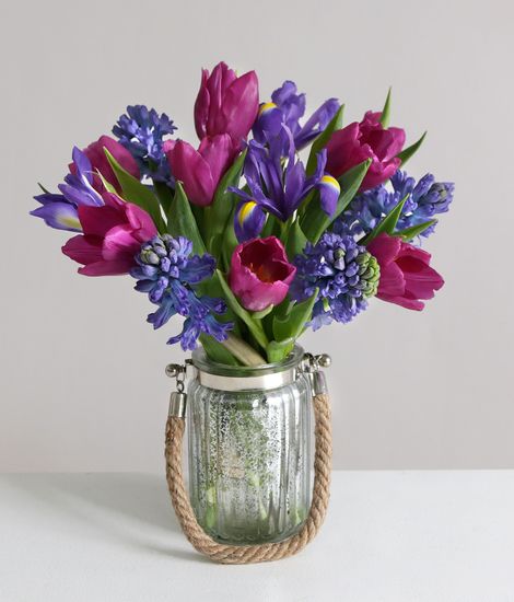 Indigo Bouquet | Vase Included