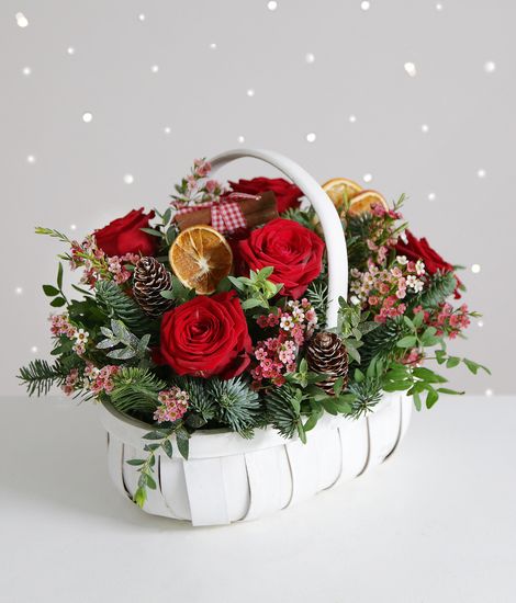 Traditional Christmas Basket