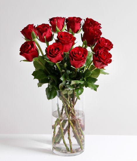 A Dozen Classic Red Roses