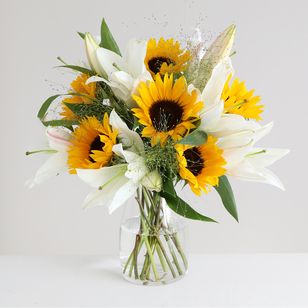 Sunflowers & Lilies
